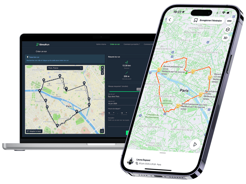 Avec SimuRun, génère ton run à Barcelone