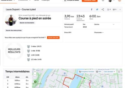 Importer ton fichier GPX dans Strava étape 6